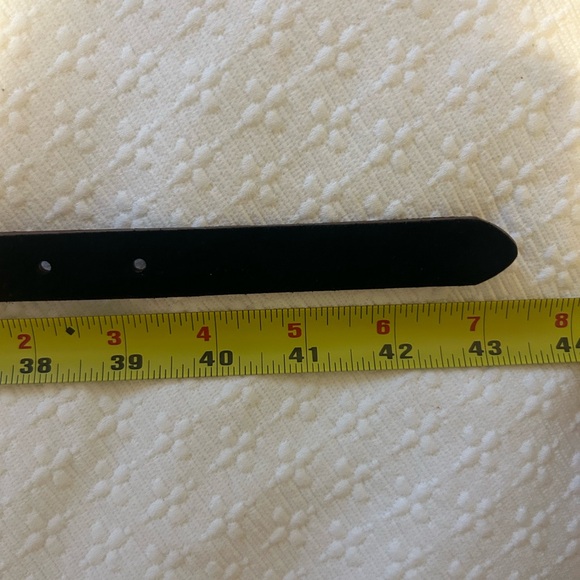 Lands’ End Black Suede Belt - Picture 16 of 16